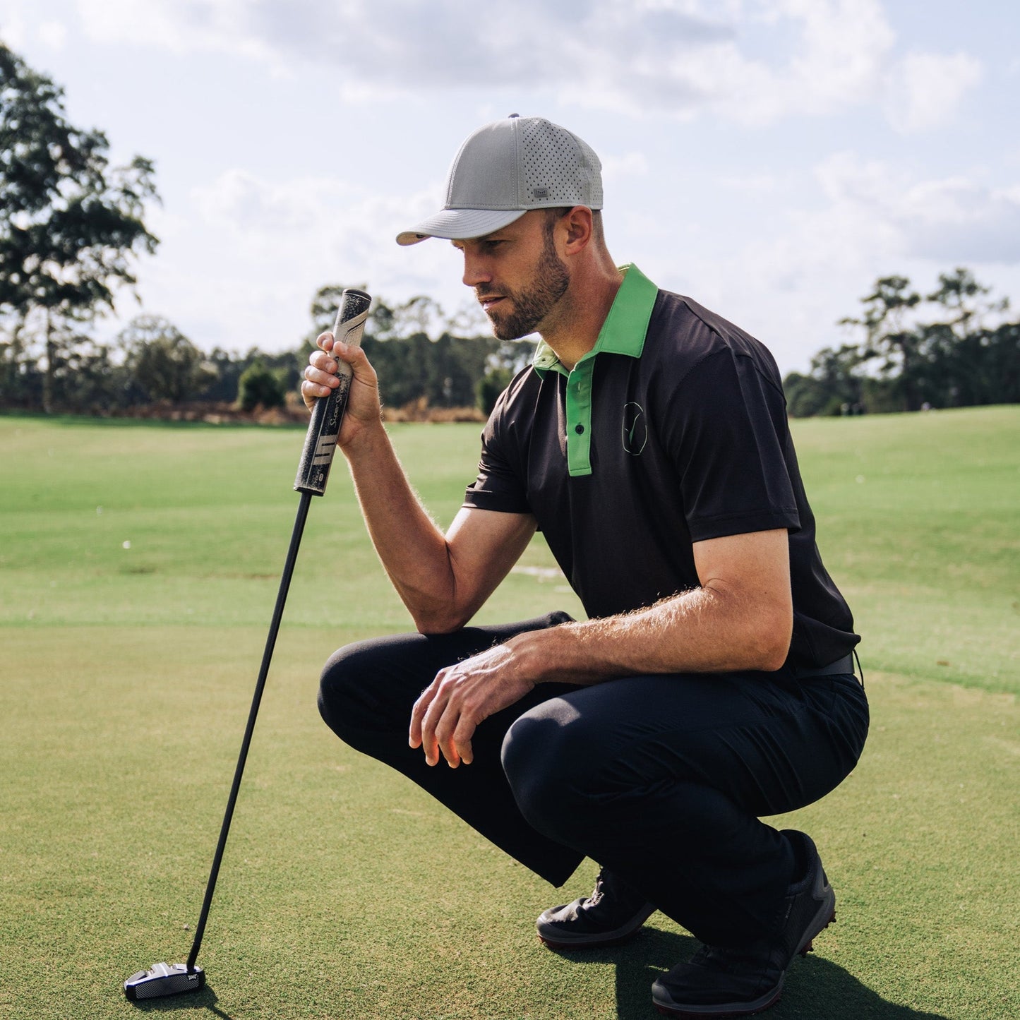 Colored Collar Polo - The Voraus Golf