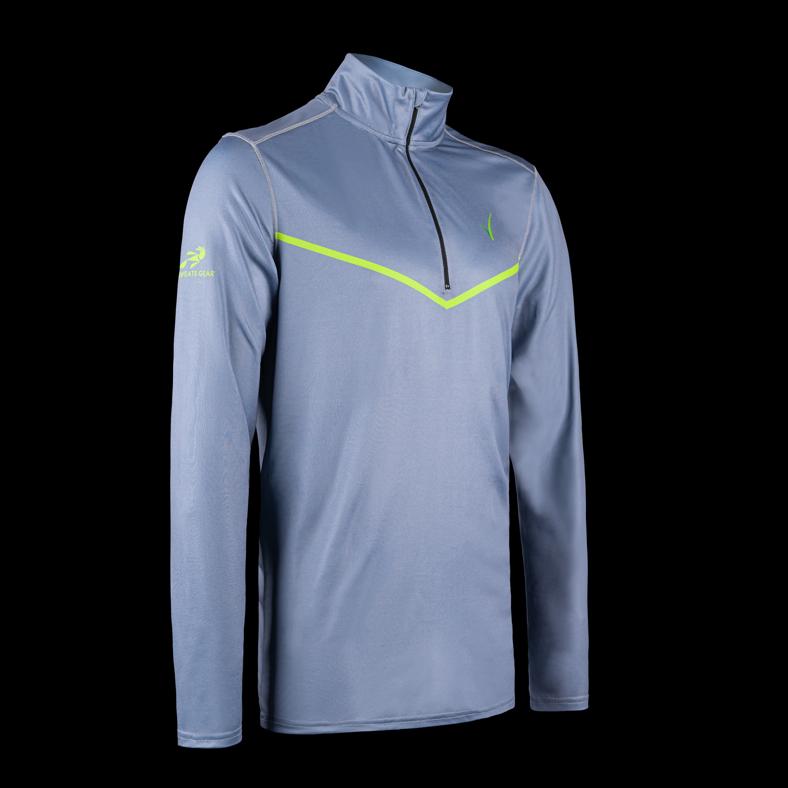 Repreve pullover grey side view
